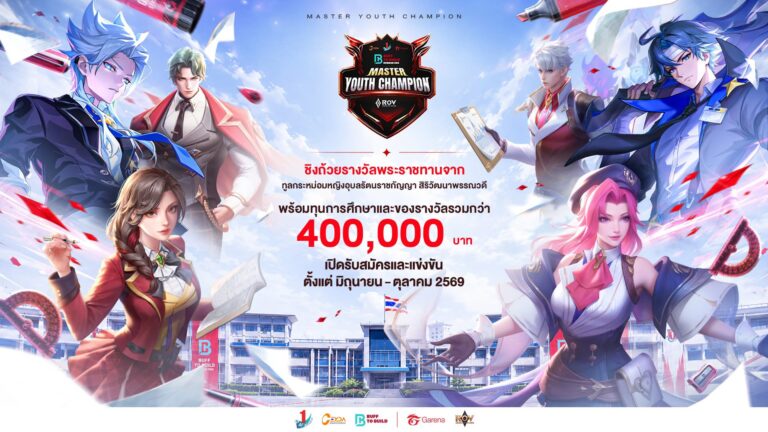 ภาพประกอบข่าว “Master Youth Champion” เวทีอีสปอร์ตระดับประเทศ เปิดโอกาสเยาวชนชิงทุนการศึกษากว่า 3 ล้านบาท