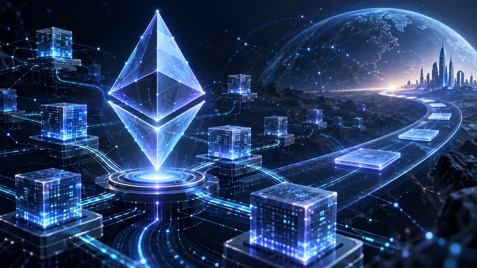 ภาพประกอบแผนพัฒนาเครือข่าย Ethereum Hegotá ถึงปี 2029