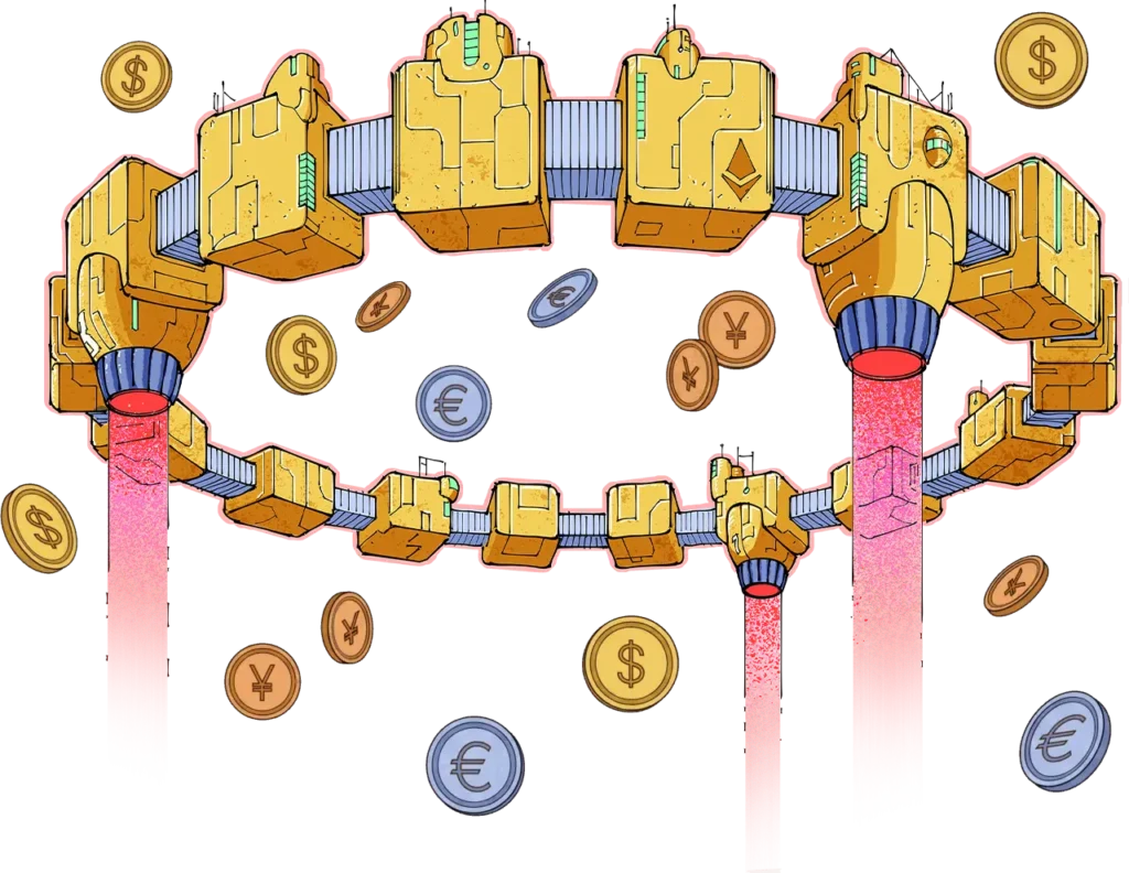 ภาพประกอบ Stablecoin บน Ethereum จากเว็บไซต์ทางการ