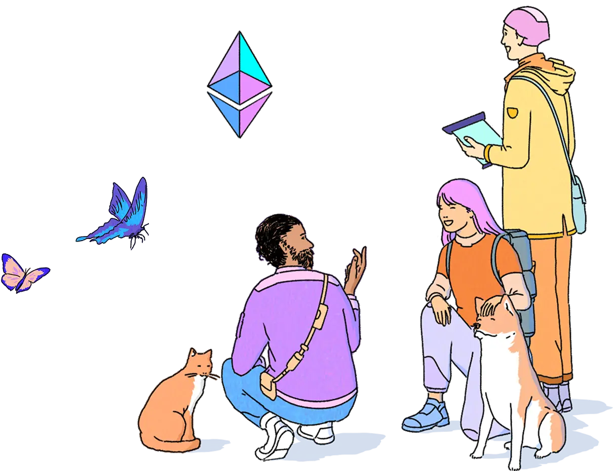 ภาพประกอบการใช้งาน Stablecoin จาก Ethereum.org
