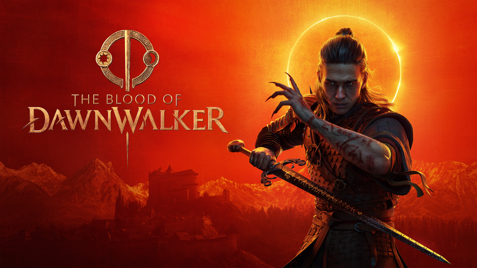 ภาพหลัก The Blood of Dawnwalker แสดง Coen และสัญลักษณ์คราส
