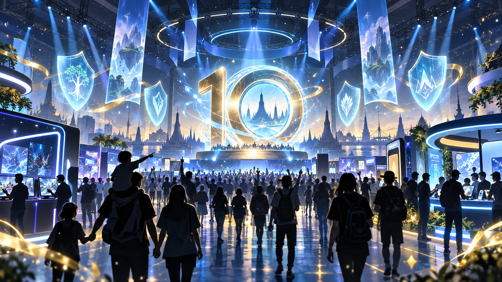ภาพประกอบเทศกาลอีสปอร์ต คอนเสิร์ต และกิจกรรมแฟนเกม