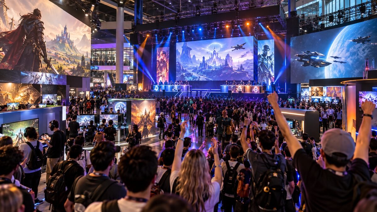 ภาพประกอบบรรยากาศมหกรรมเกมและอีสปอร์ต