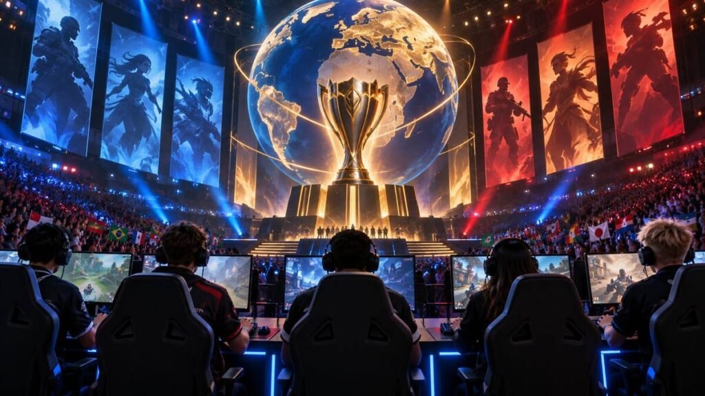 ภาพประกอบการแข่งขัน Global Esports Games 2026 บนเวทีระดับโลก