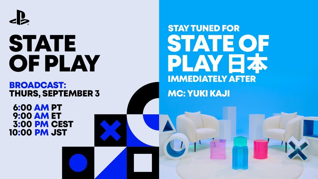 ภาพประชาสัมพันธ์ State of Play และ State of Play Japan วันที่ 3 กันยายน 2026