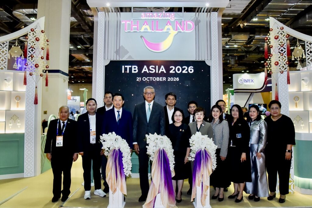 ททท. พาธุรกิจไทยเจรจา ITB Asia ชูเวลเนส–เมืองใหม่ ดึงนักท่องเที่ยวกลับมาเที่ยวซ้ำ