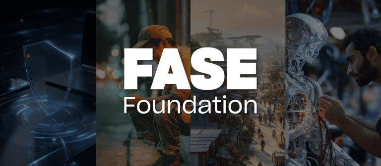 กราฟิกประกาศเปิดตัว FASE Foundation