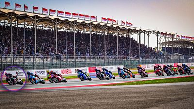 ภาพประชาสัมพันธ์ Bezzecchi ในรายการอินโดนีเซียจาก MotoGP