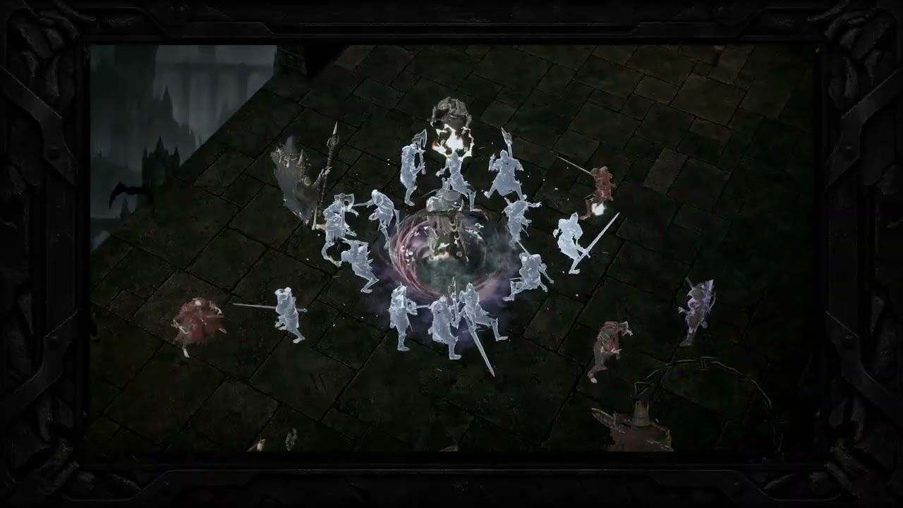 ภาพจากหน้าปกวิดีโอตัวอย่างทางการ Necromancer Undead Legion RPG