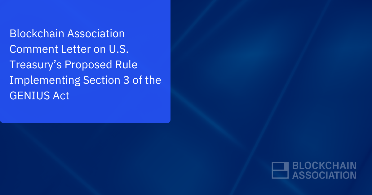 Blockchain Association ขอแยกผู้ให้บริการออกจากผู้ใช้ DeFi ในร่างเกณฑ์ Stablecoin สหรัฐฯ