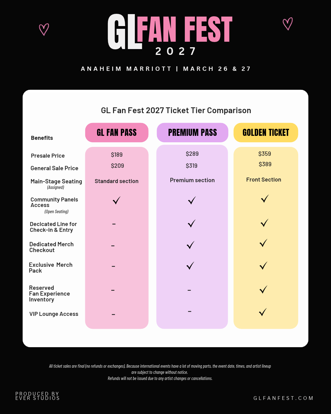 GL Fan Fest เปิดขายทั่วไป 29 ต.ค. เวลาแอลเอ ตรงตีสอง 30 ต.ค. ในไทย