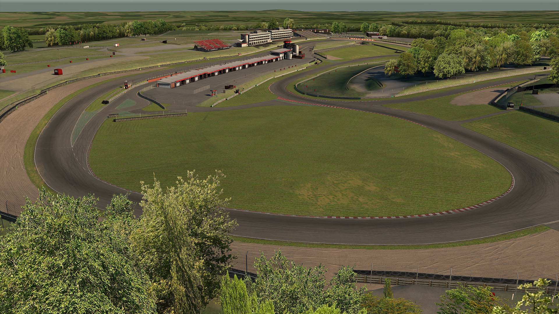 สนาม Brands Hatch Indy ในเกม iRacing