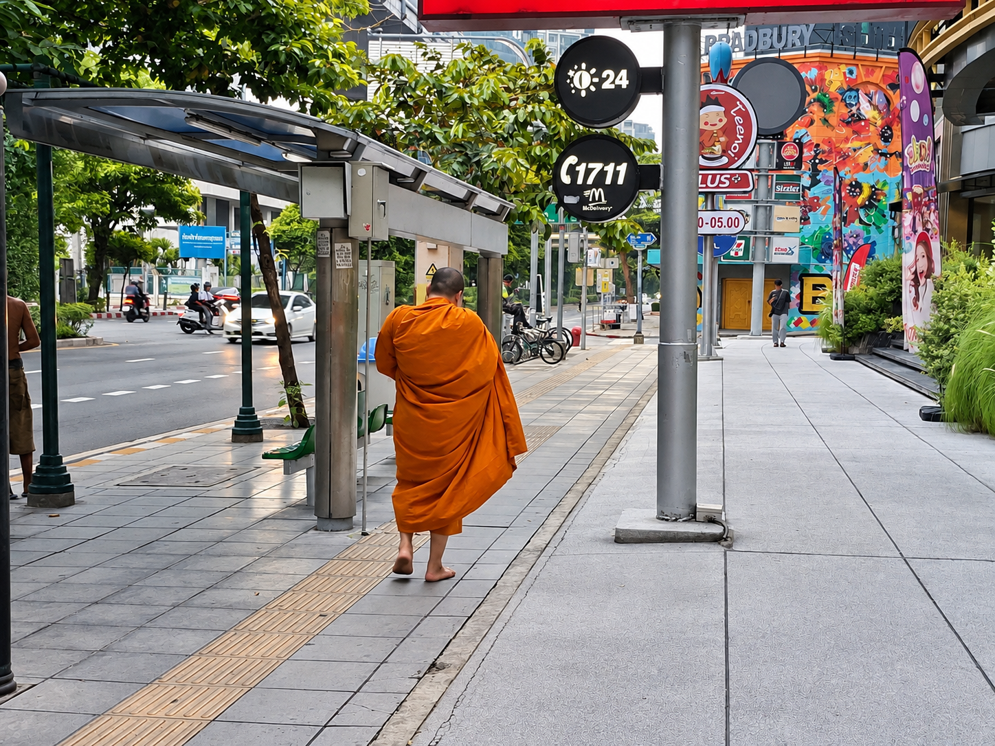 Bangkok travel story: monk street