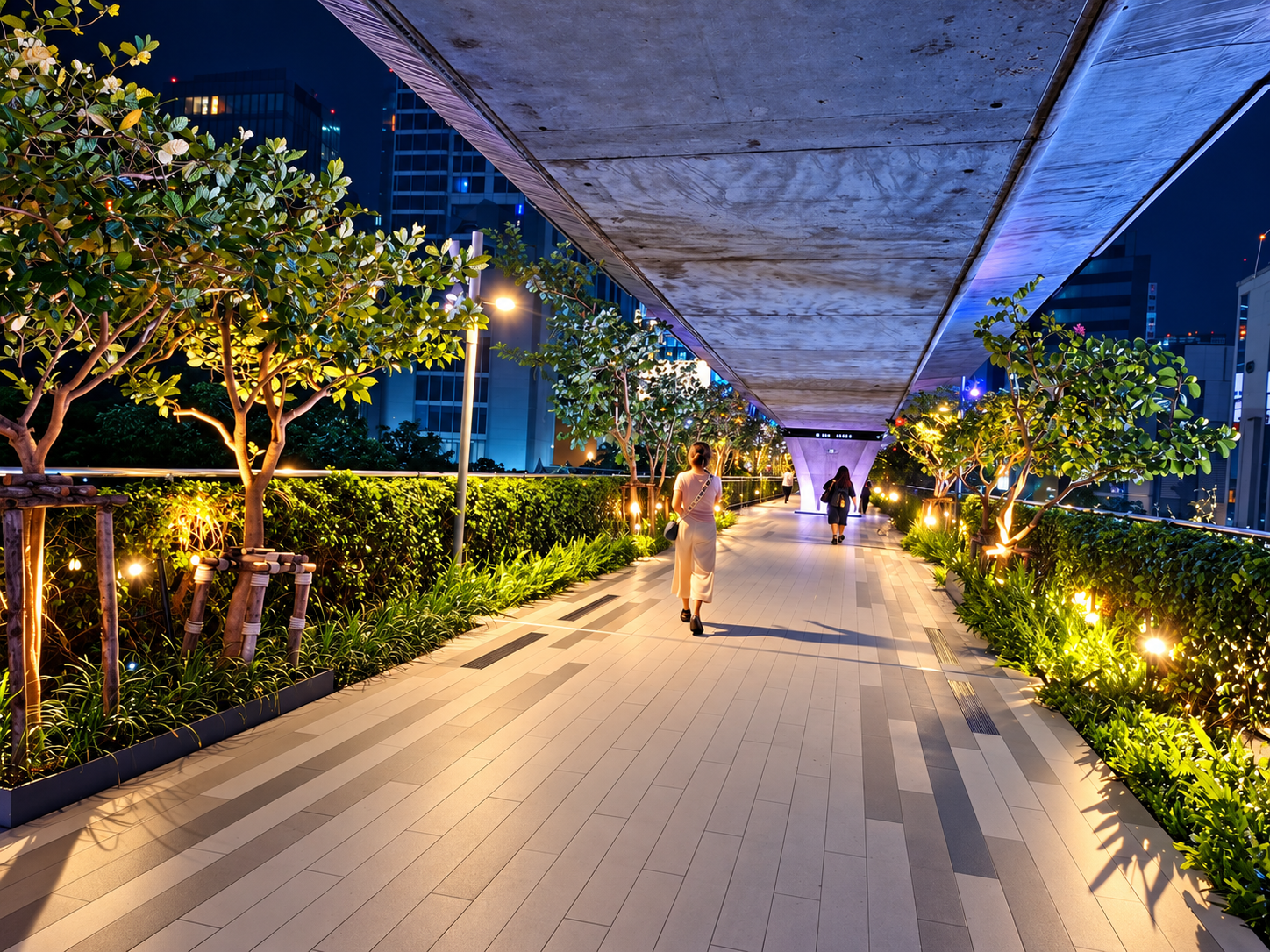 Bangkok Thailand night travel – colorful lights