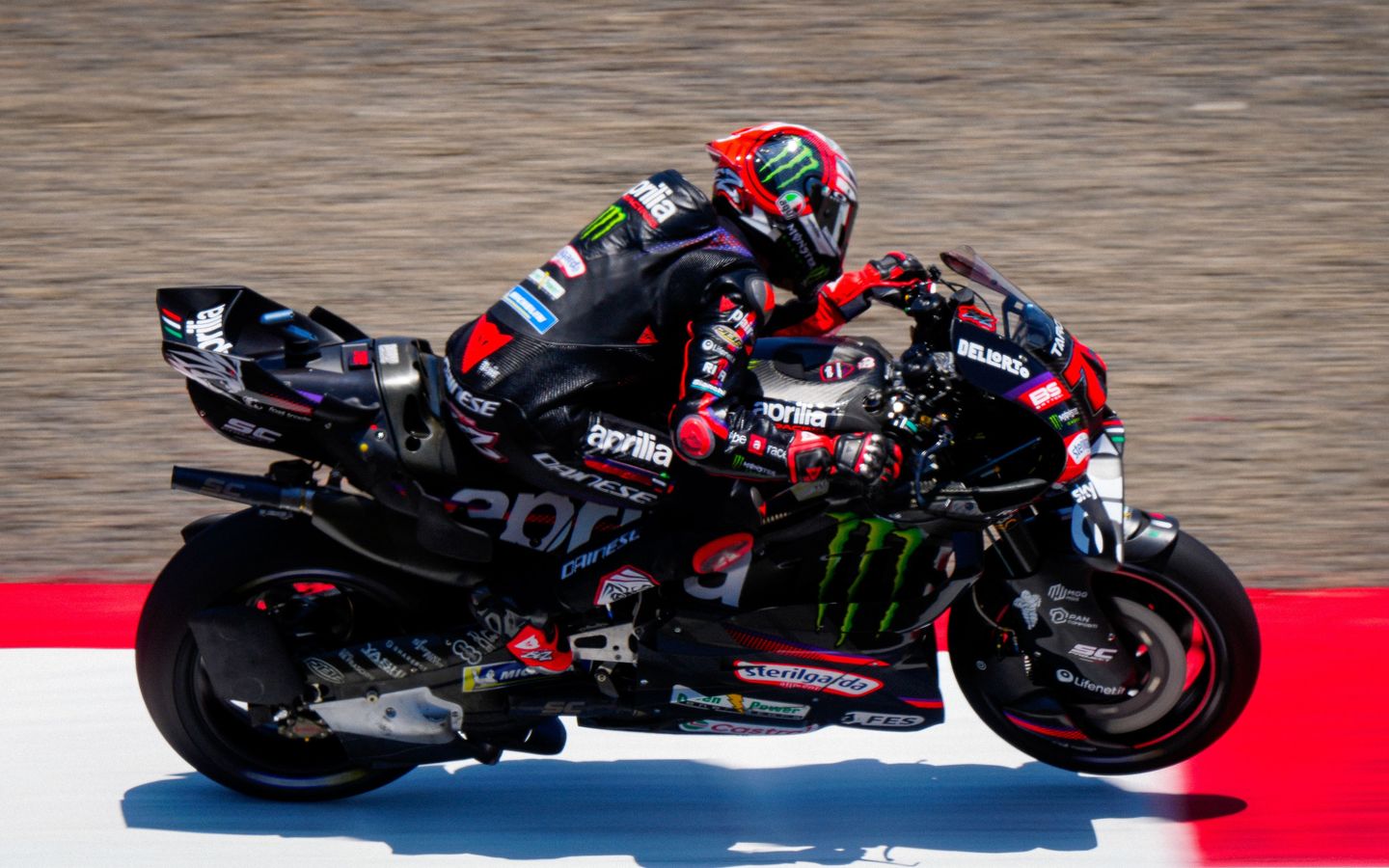 Marco Bezzecchi ในสนามมันดาลิกา ภาพ MotoGP