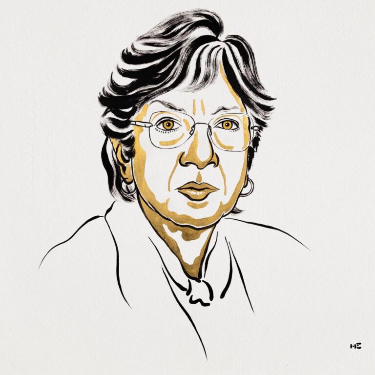 ภาพวาด Navi Pillay ประกอบกิจกรรม Nobel Peace Center