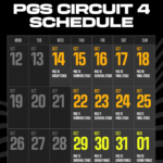 กำหนดการแข่งขัน PUBG Global Series Circuit 4 ปี 2026