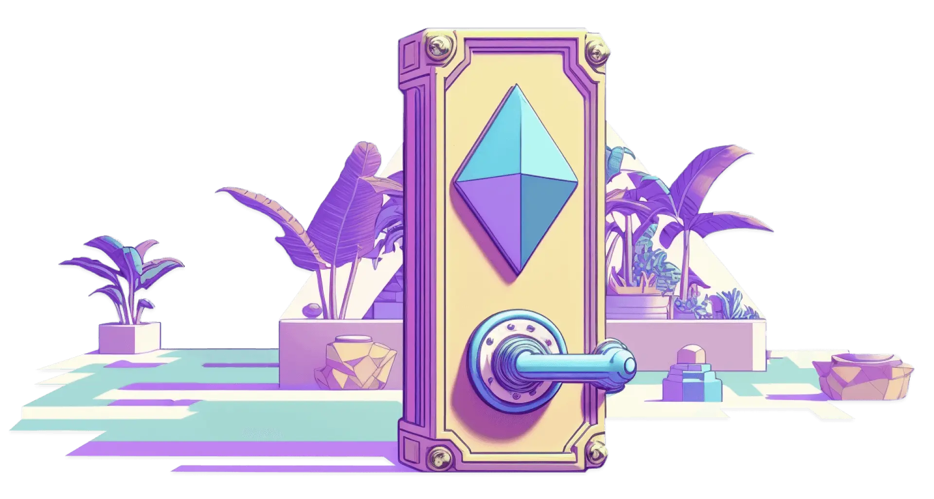 ภาพประกอบกระเป๋าเงินดิจิทัลจากเว็บไซต์ ethereum.org