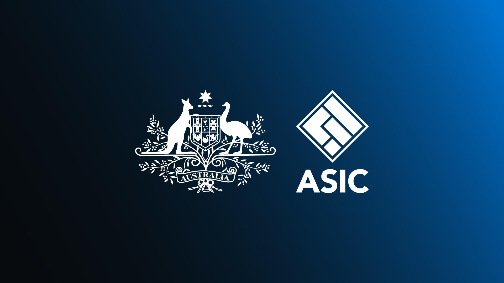 ภาพระบุหน่วยงาน ASIC จากเว็บไซต์ทางการออสเตรเลีย